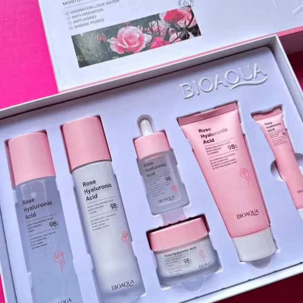 KIT DE ROSAS CON ACIDO HIALURONICO BIOAQUA